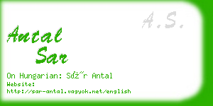 antal sar business card